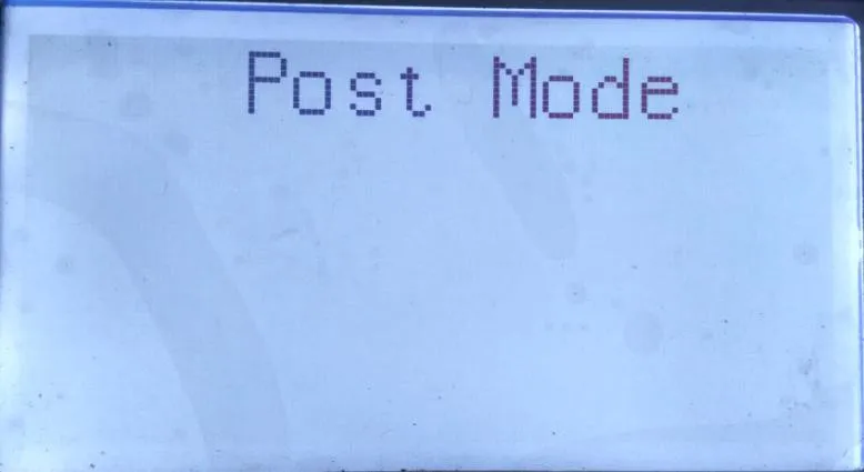 POSTモードの電話機