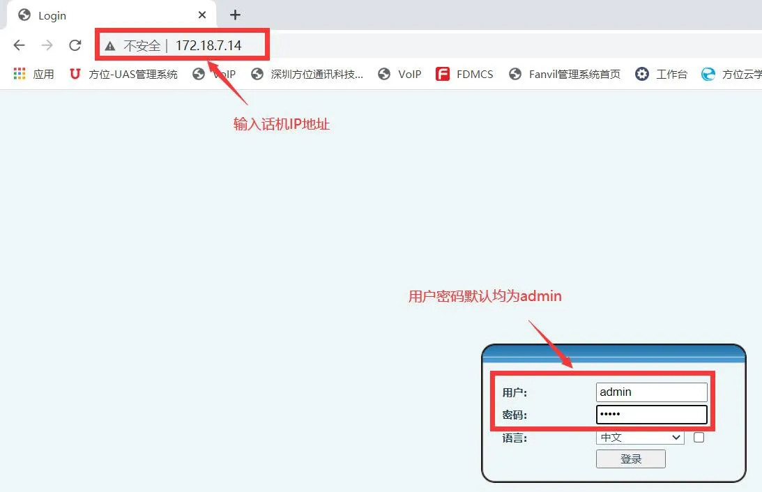 IPからWEB画面を開く