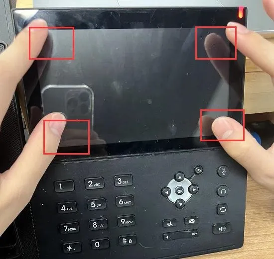 Android機 四隅タップ初期化