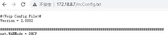 ブラウザからの nc 設定ファイルの取得