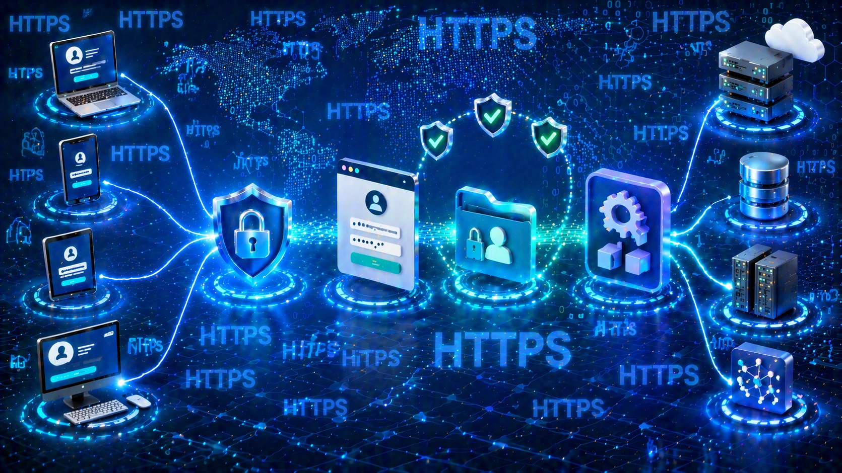 HTTPSがログインページ、管理セッション、API通信に対応