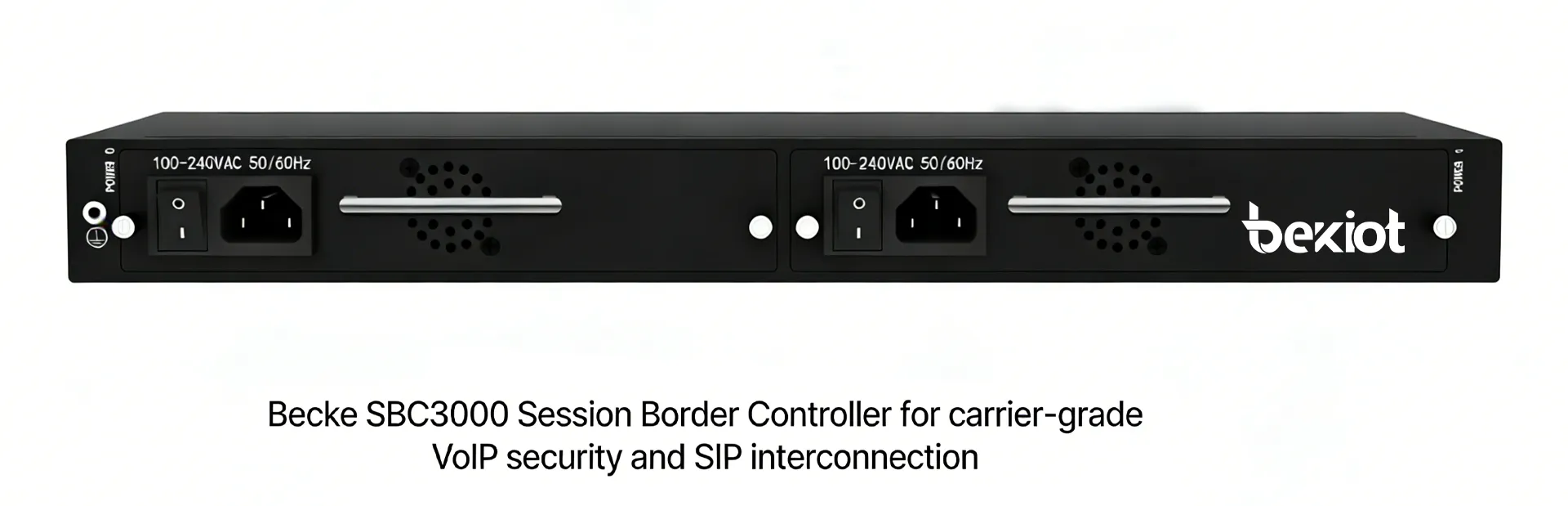 キャリアグレードのVoIPセキュリティとSIP相互接続向けBecke SBC3000 セッションボーダーコントローラー
