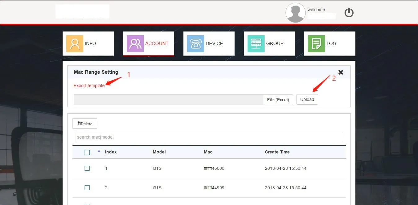 MAC Address Assignment Interface
