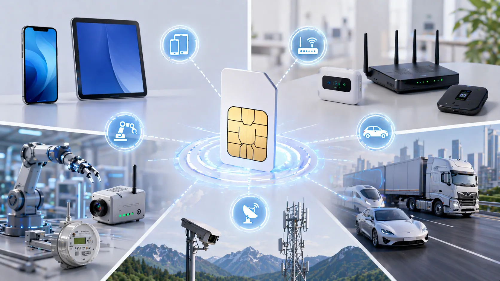 スマホ・ルーター・IoT機器・産業用ゲートウェイ・コネクテッド機器におけるSIMカードの活用