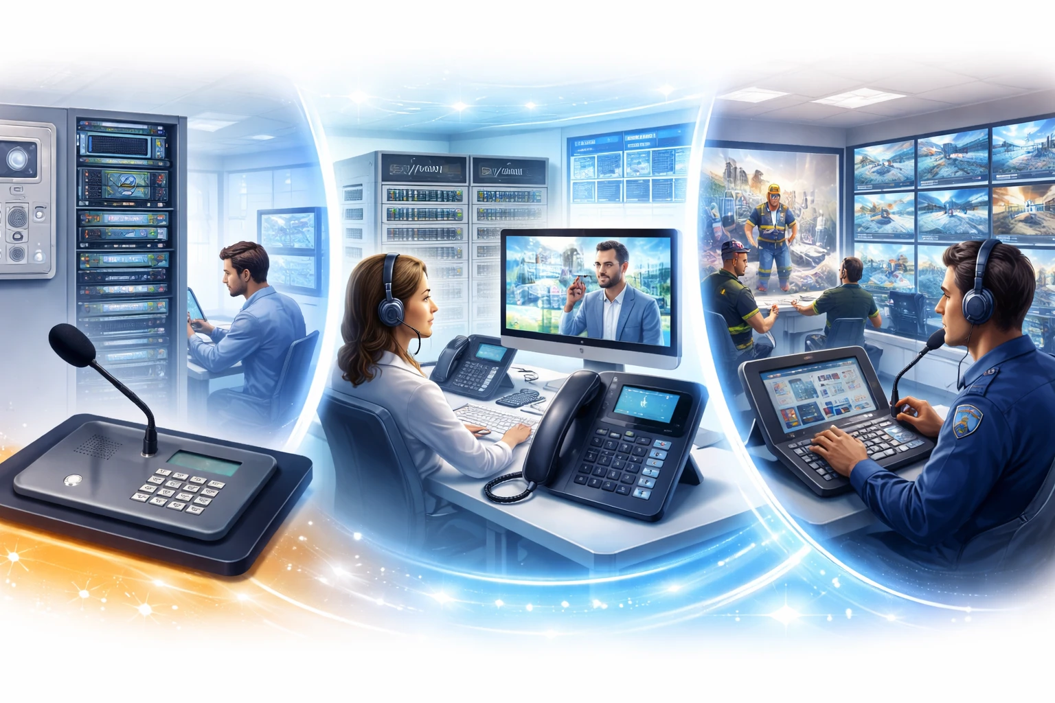VoIP・SIPインターホン・指令・緊急通信シナリオで活用される全二重通信 VoIP・SIPインターホン・指令・緊急通信シナリオで活用される全二重通信