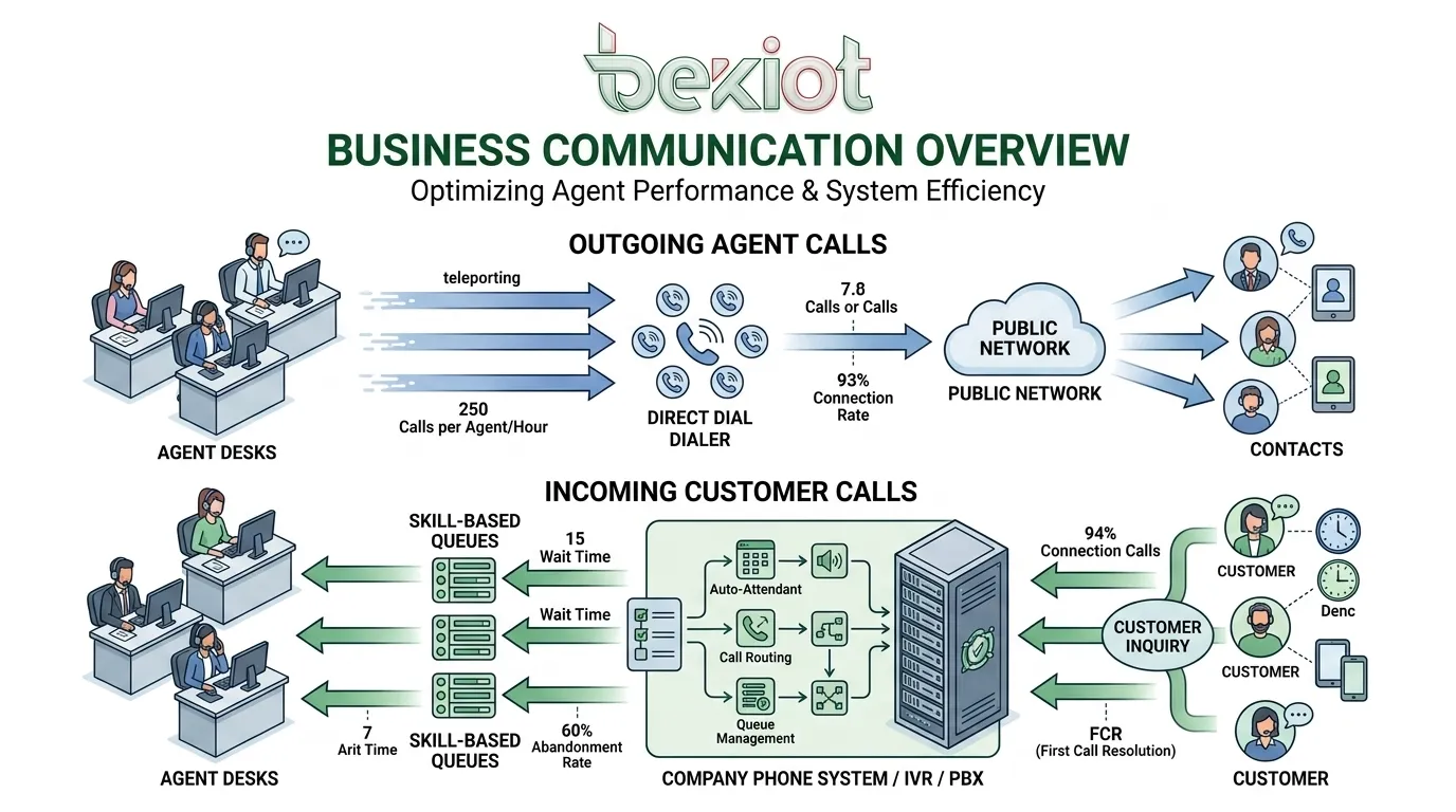 発信通話と着信通話：主な違い、機能、活用シーン