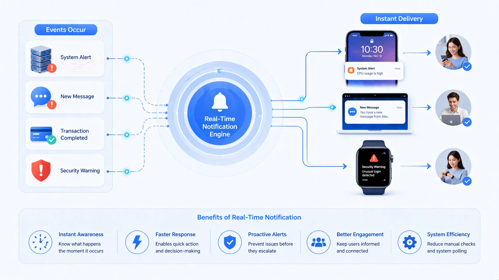 リアルタイム通知とは？機能と活用シーン