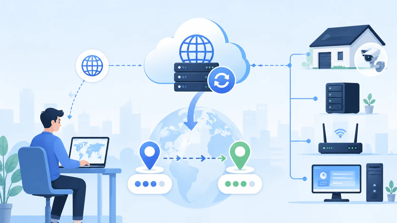 ダイナミックDNS（DDNS）の実用的な活用シナリオとメリット