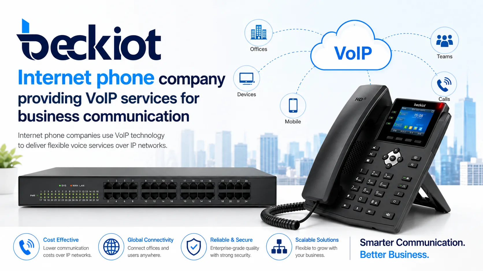 インターネット電話会社：VoIPサービス、ビジネス上の利点、および選択ガイド