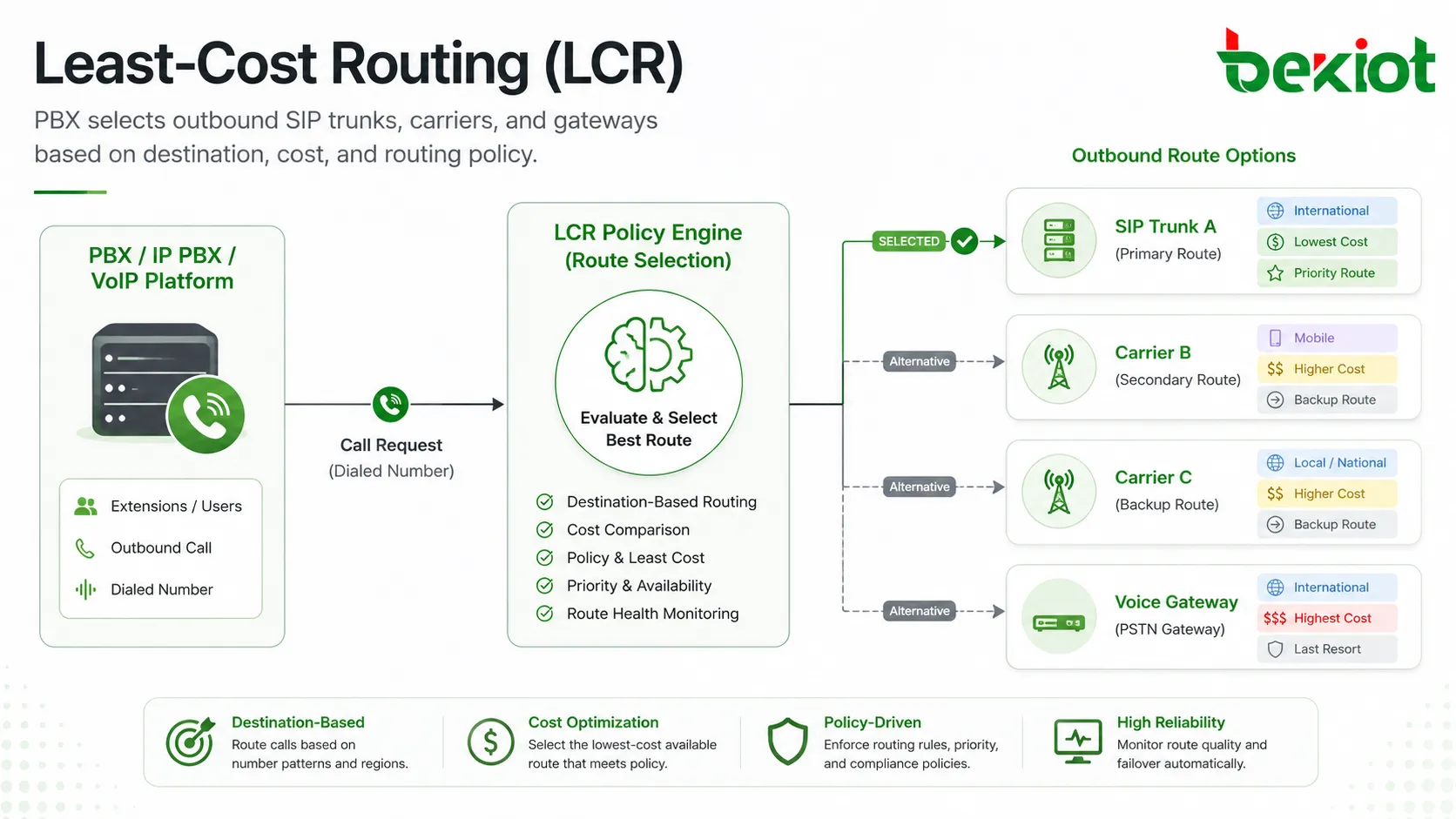 最低コストルーティング（LCR）の設定戦略とは？