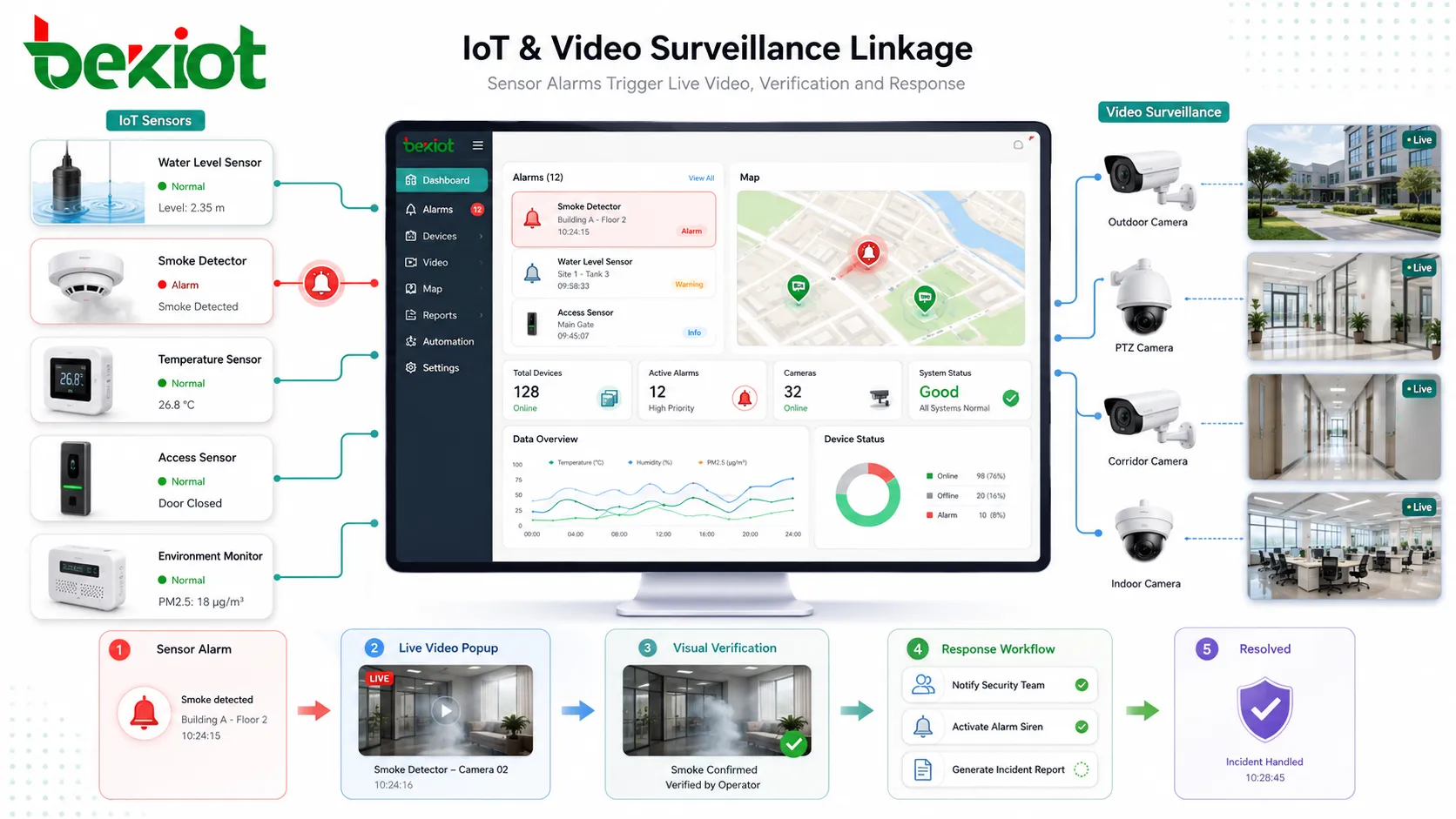 IoTプラットフォームと映像監視システムを統合する方法