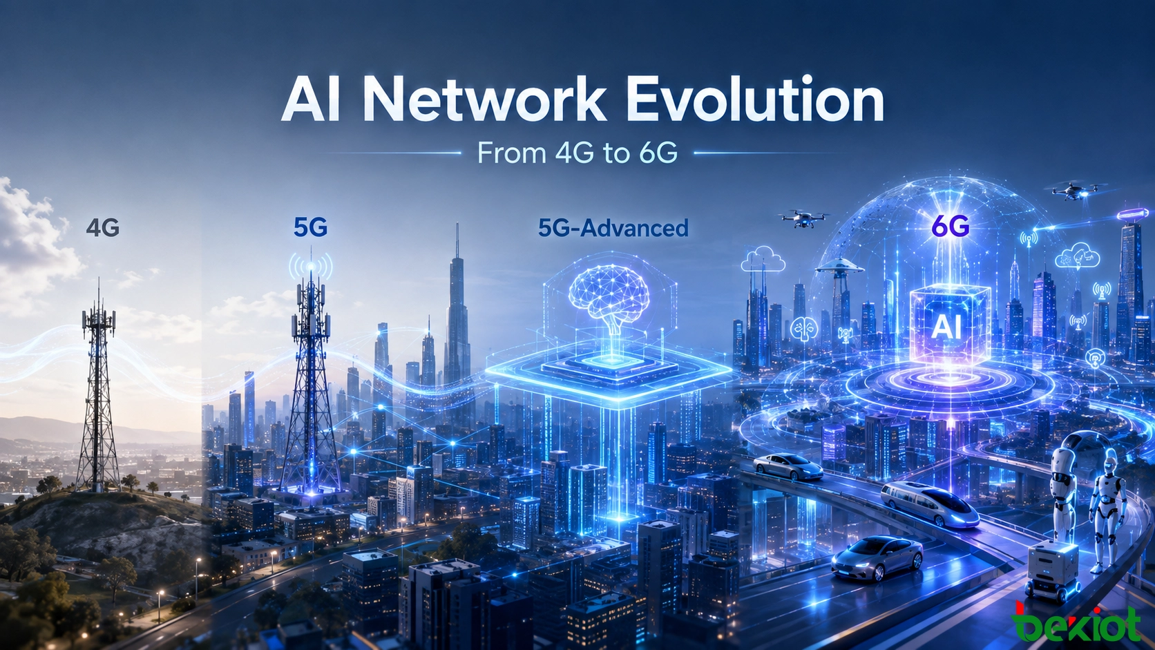 AIがモバイルネットワークを4Gから6Gへとどう再形成するか