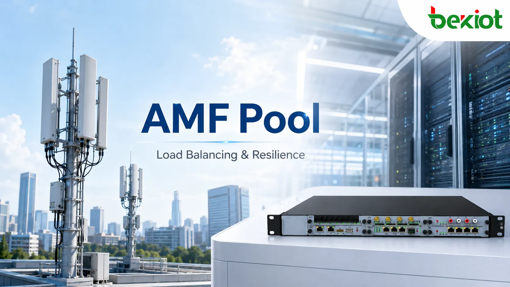AMF Poolはどのように負荷分散と耐障害性を実現するのか？