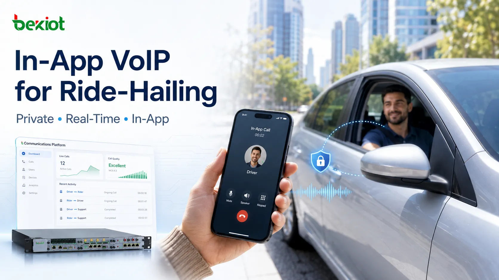 電話番号を公開しないリアルタイム通話：配車アプリがVoIPへ移行する理由