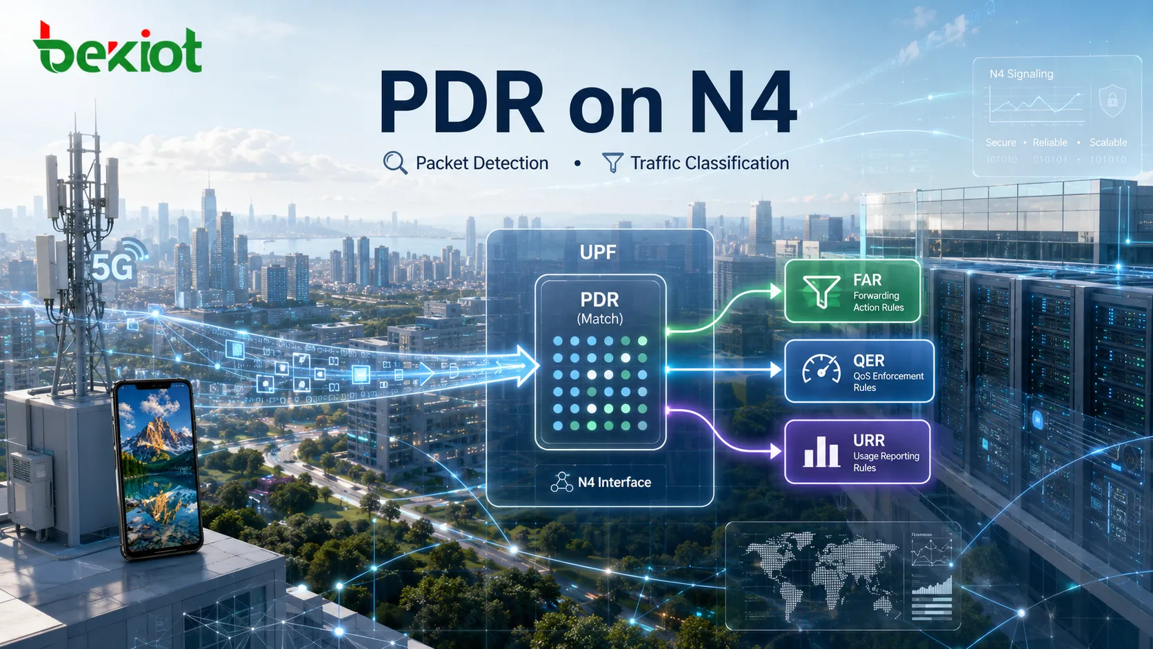 N4インターフェースでPDRはどのようにパケットを検出・分類するのか？